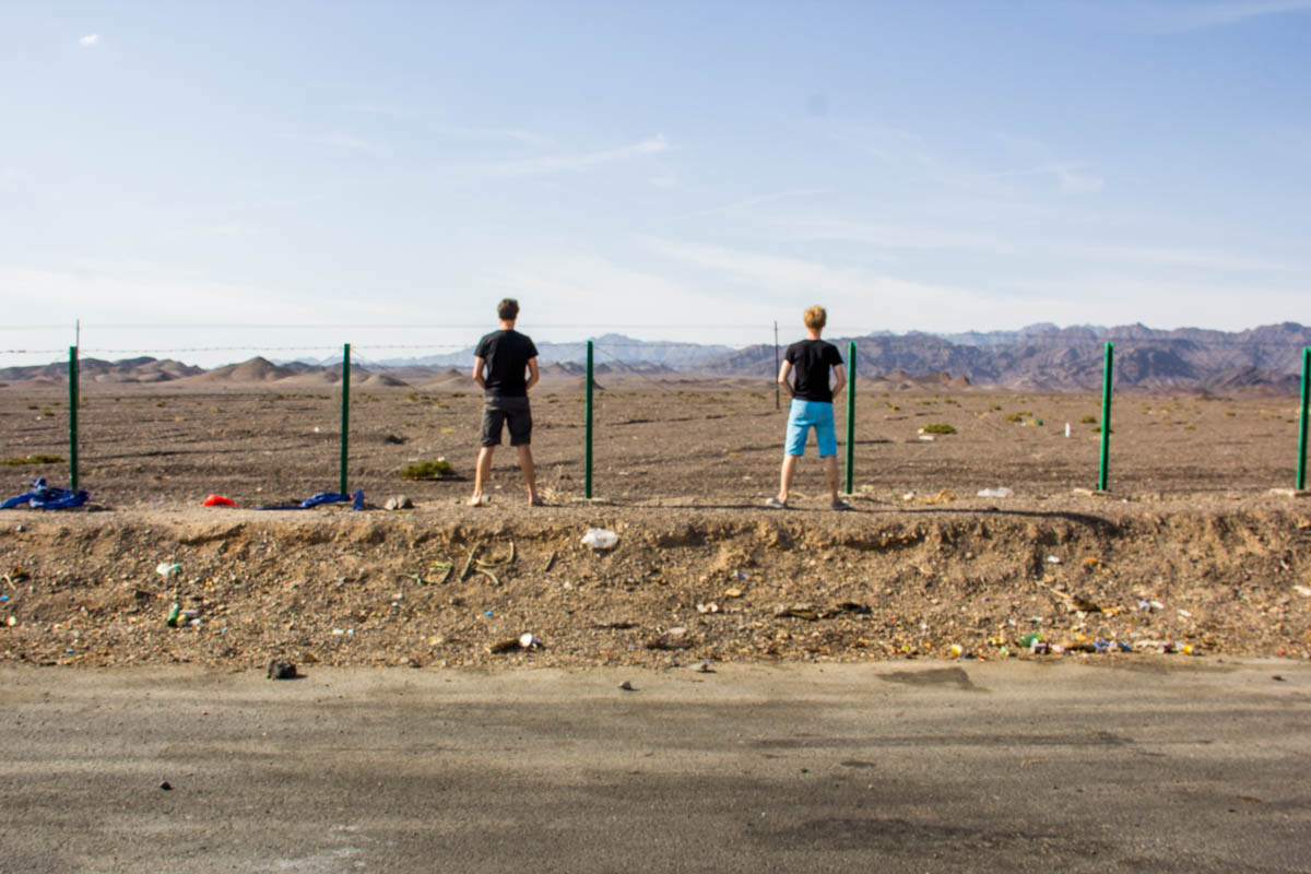 Watering the desert