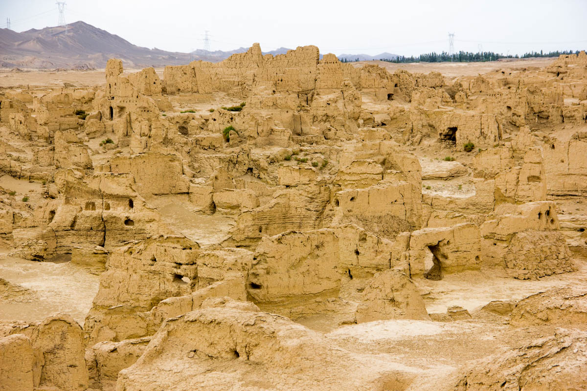 We visited the Jiaohe ruins, one of the world's largest (6500 residents lived here), oldest (1600 years old), and best preserved ancient cities.