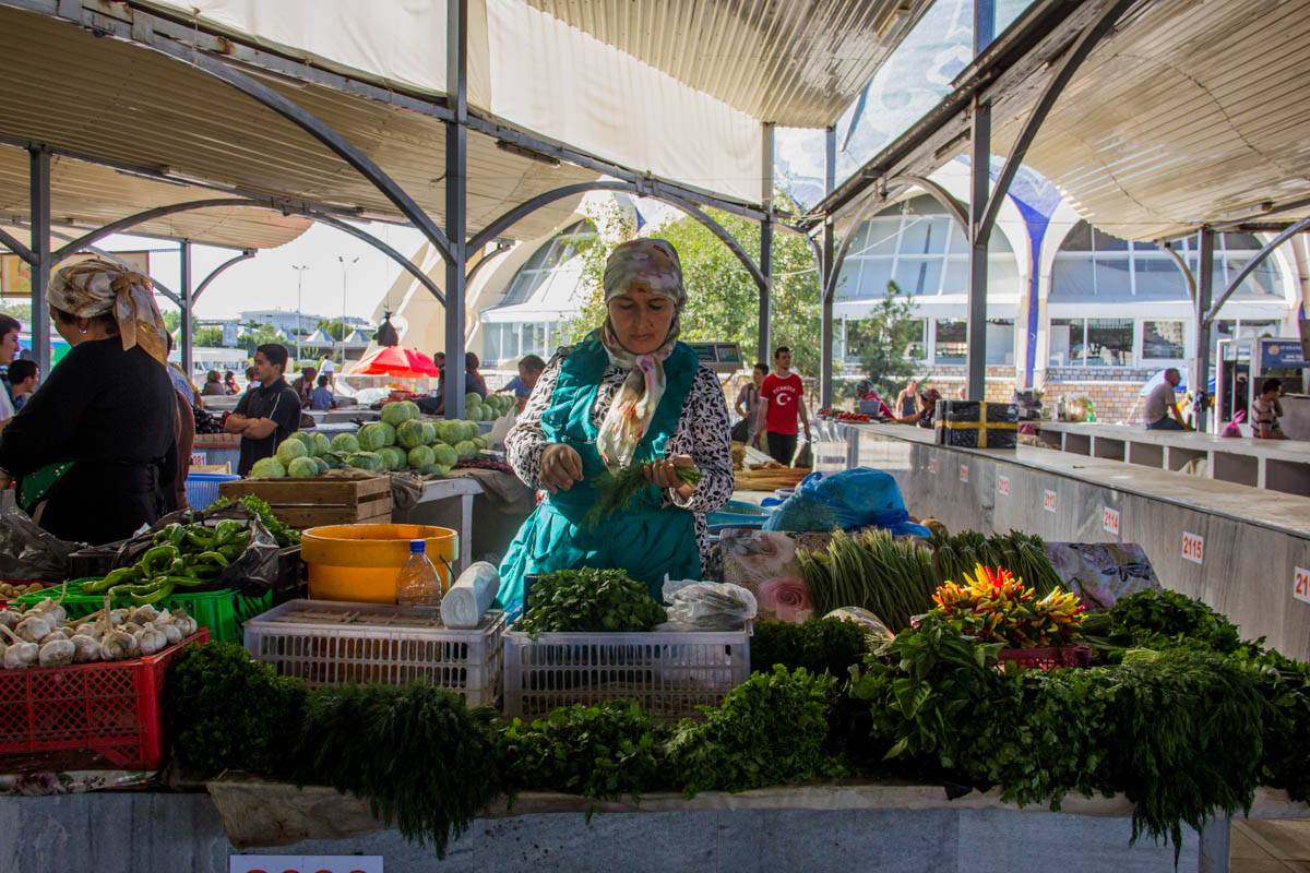Colourful Chorsu Bazaar