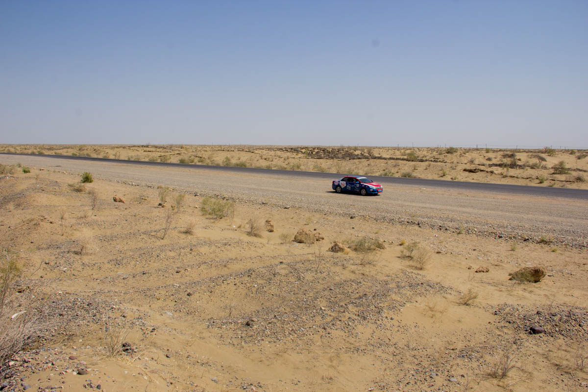 Karakun desert in Turkmenistan