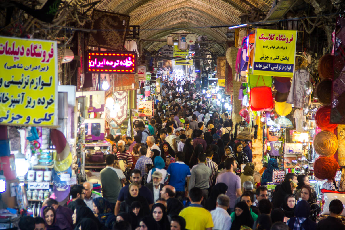 Tehran's bustling bazaar!