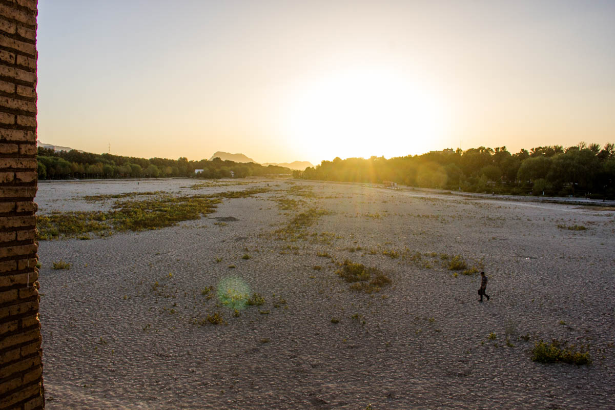 Drought is a serious problem in this part of Iran... where is the river?!