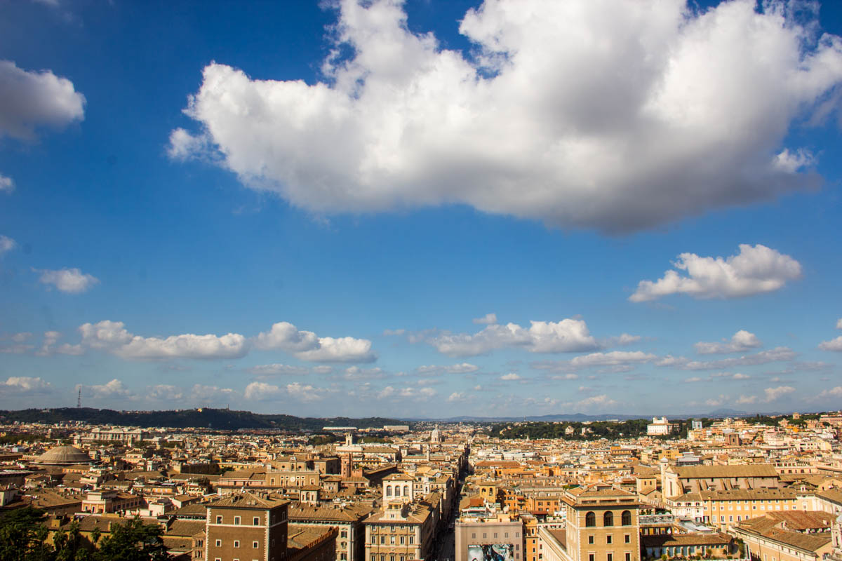 It was a beautiful summer day in Rome